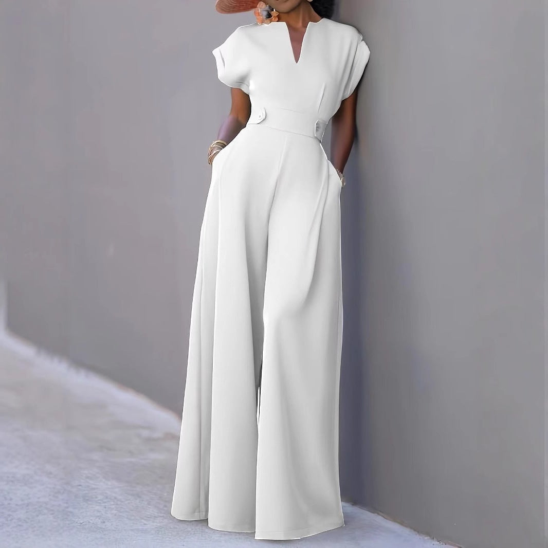 Vivienne Laurent | Elegant Wide Leg Jumpsuit For Women