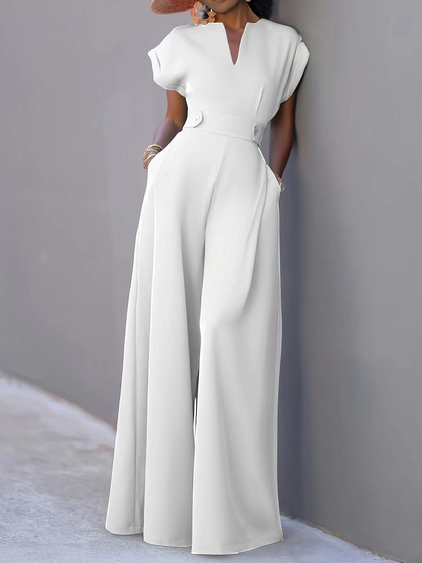 Vivienne Laurent | Elegant Wide Leg Jumpsuit For Women