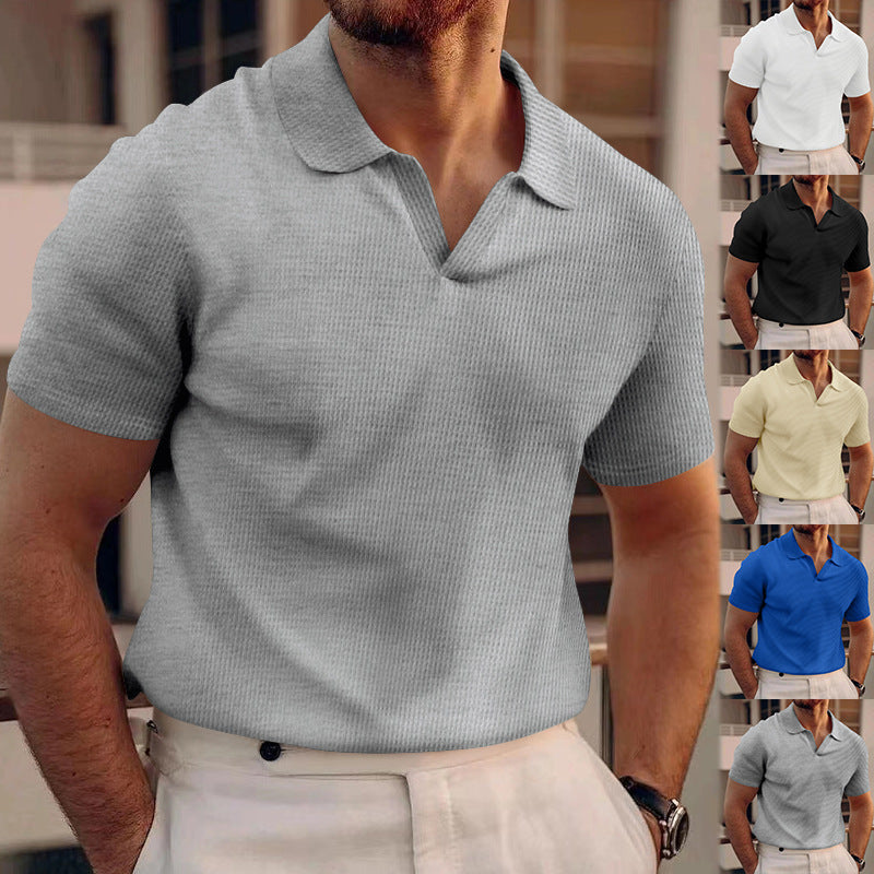 Leonardo Sinclair | Textured Summer Polo Shirt For Men