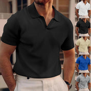 Leonardo Sinclair | Textured Summer Polo Shirt For Men