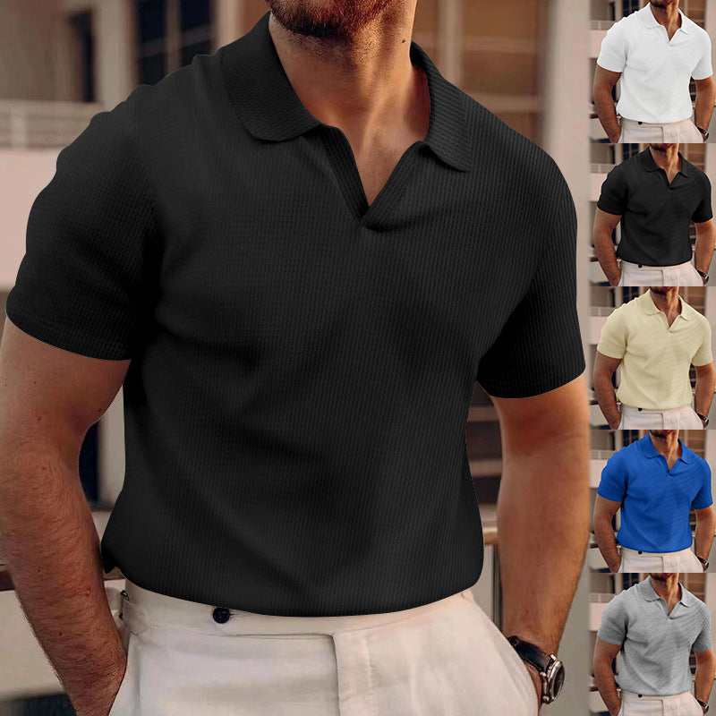 Leonardo Sinclair | Textured Summer Polo Shirt For Men