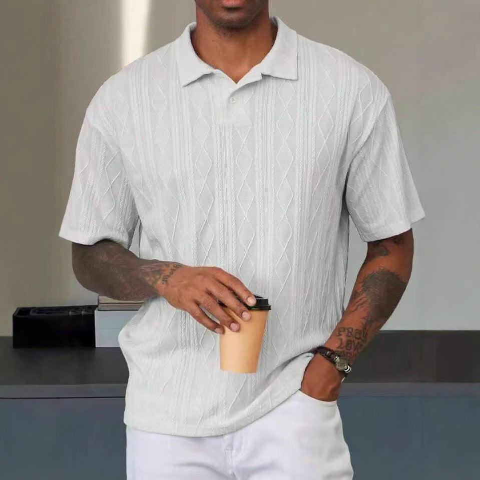 Marco Bellini | Premium Textured Polo Shirt For Men