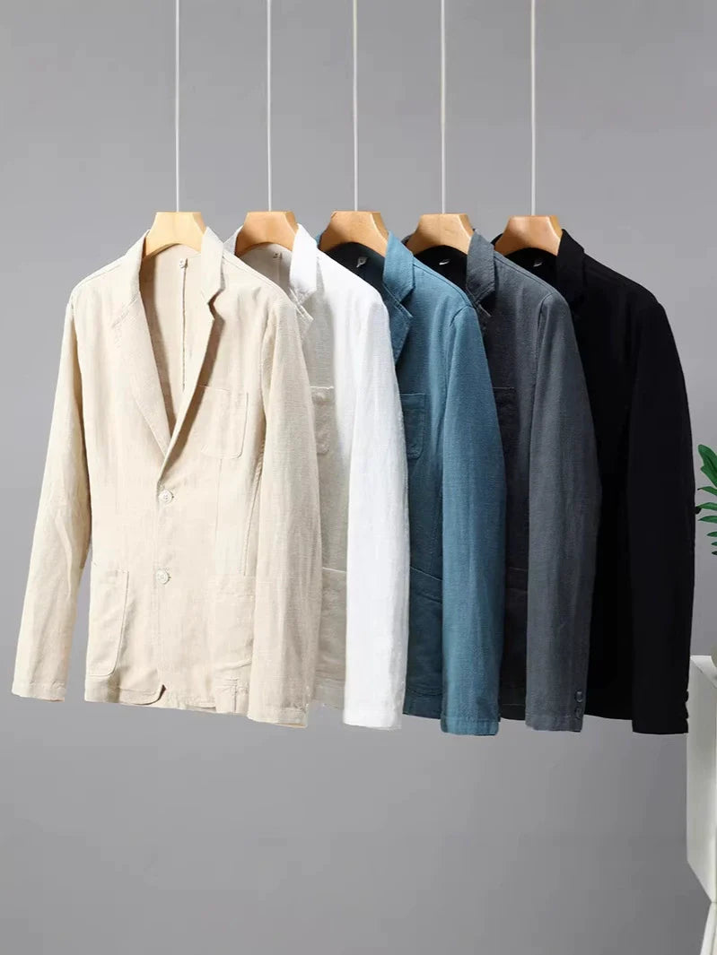 Julian Moreau | Lightweight Linen Blazer For Men