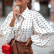 Vivienne Ashford | Polka Dot Statement Blouse For Women