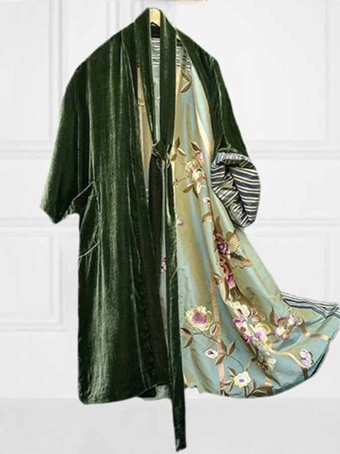 Anastasia Bellini | Luxury Floral Kimono Cardigan For Women