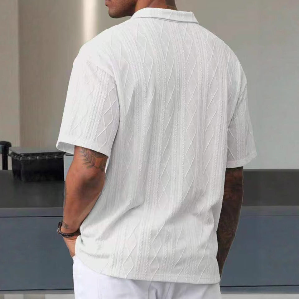 Marco Bellini | Premium Textured Polo Shirt For Men
