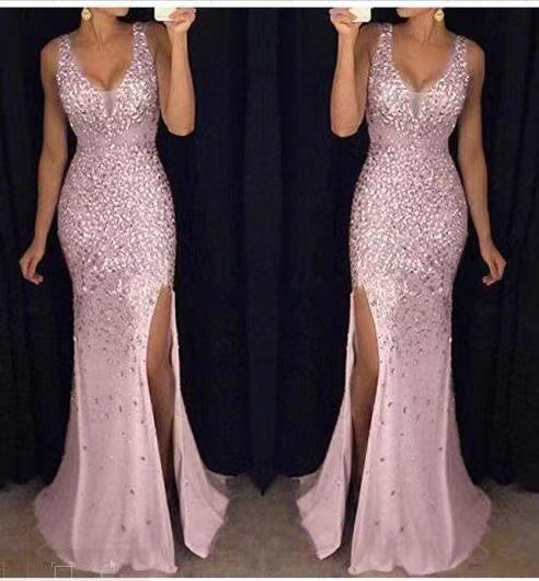 Serena Bellini | Sequin Mermaid Evening Dress For Women
