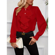 Vivienne Beaumont | Elegant Ruffle Blouse For Women