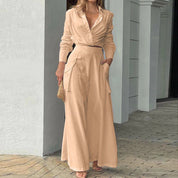 Nicole Preston | Wide-Leg Two-Piece Set For Women