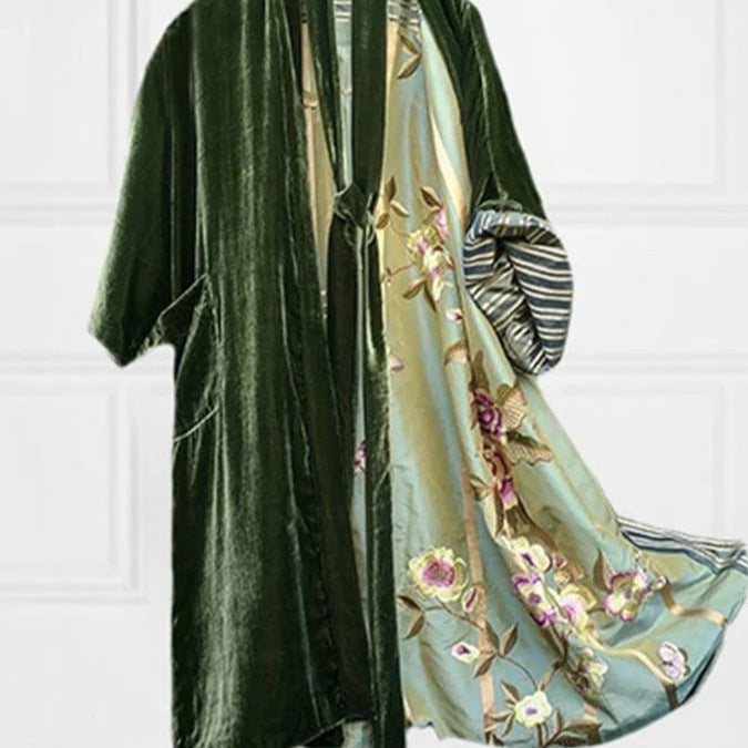 Anastasia Bellini | Luxury Floral Kimono Cardigan For Women