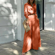 Nicole Preston | Wide-Leg Two-Piece Set For Women