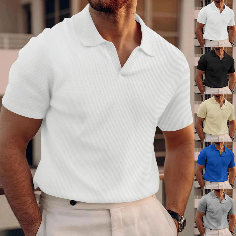 Leonardo Sinclair | Textured Summer Polo Shirt For Men