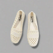 Monica Ayers | Breathable Woven Flats For Women