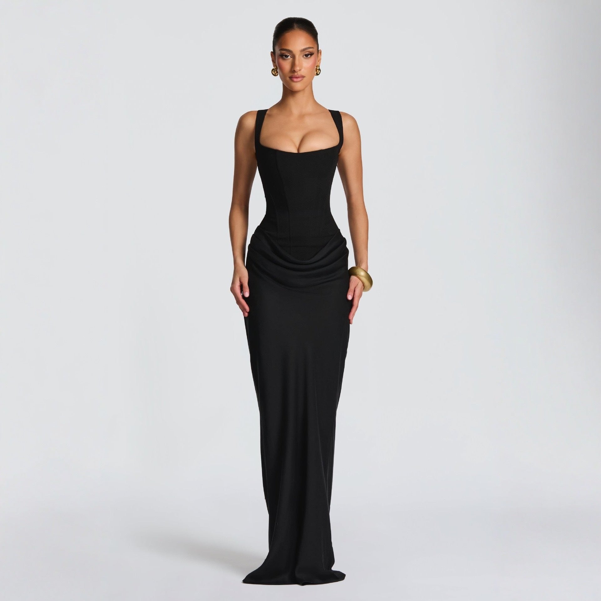 Valentina Moreau | Elegant Corset Maxi Dress For Women
