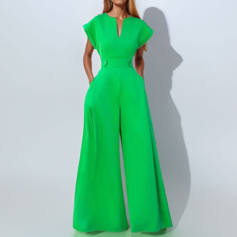 Vivienne Laurent | Elegant Wide Leg Jumpsuit For Women