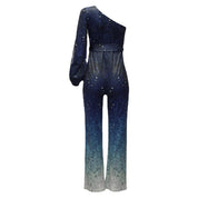 Serena Whitmore | Sequin One Shoulder Jumpsuit For Women