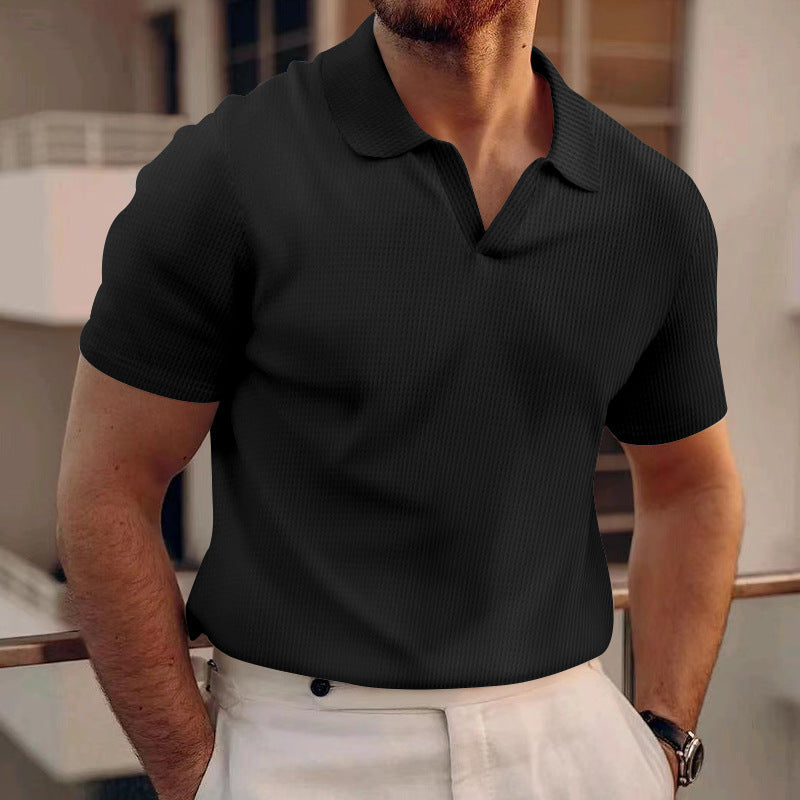Leonardo Sinclair | Textured Summer Polo Shirt For Men