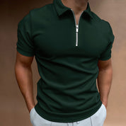 Alessandro Moretti | Zip Collar Polo Shirt For Men