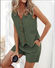 Bianca Romano | Tailored Vest & Shorts Set For Women