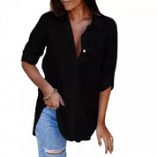 Olivia Whitmore | Relaxed Button-Up Shirt For Women