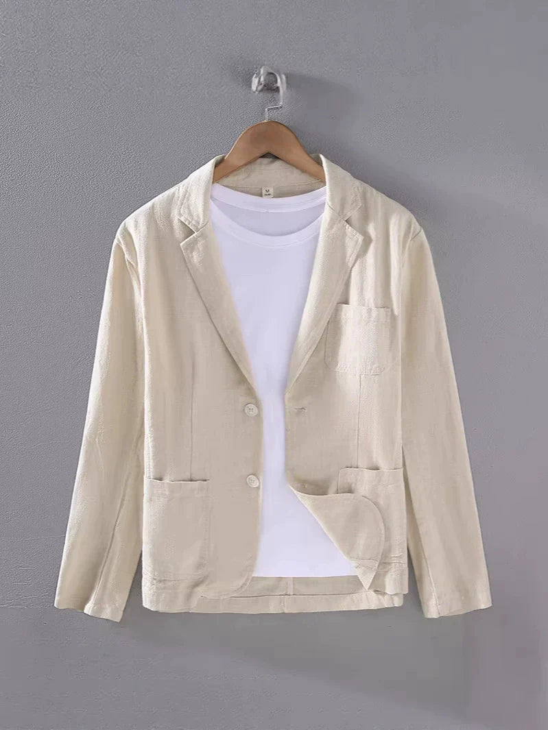 Julian Moreau | Lightweight Linen Blazer For Men