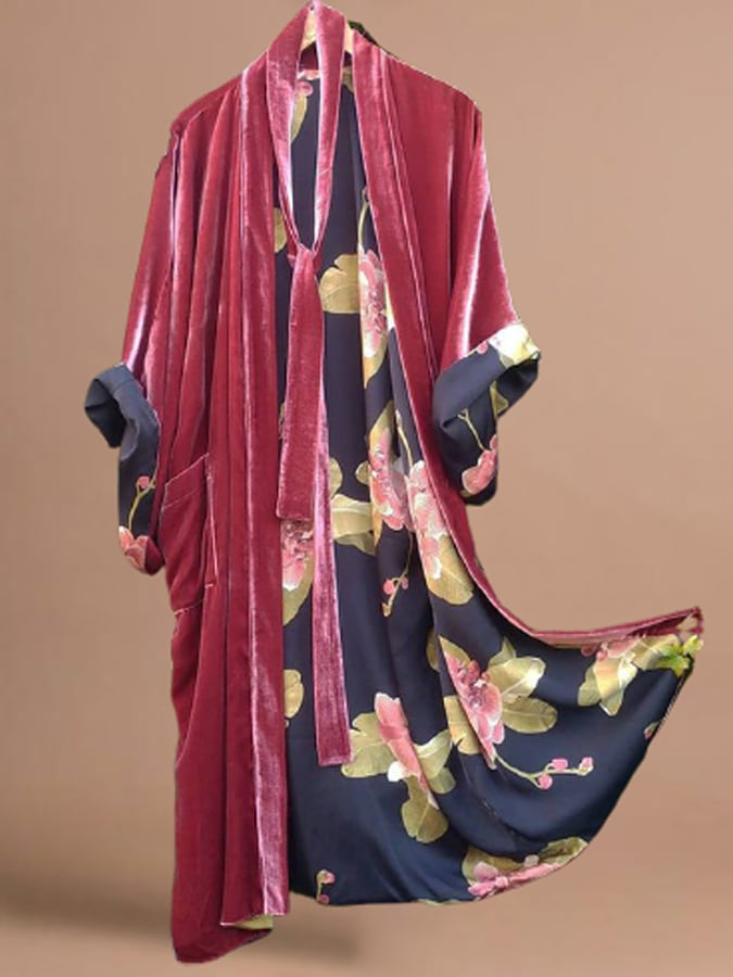 Anastasia Bellini | Luxury Floral Kimono Cardigan For Women