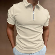 Alessandro Moretti | Zip Collar Polo Shirt For Men