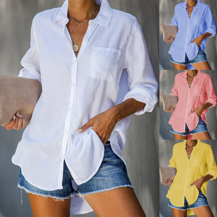 Amelia Sinclair | Casual Pocket Shirt For Women