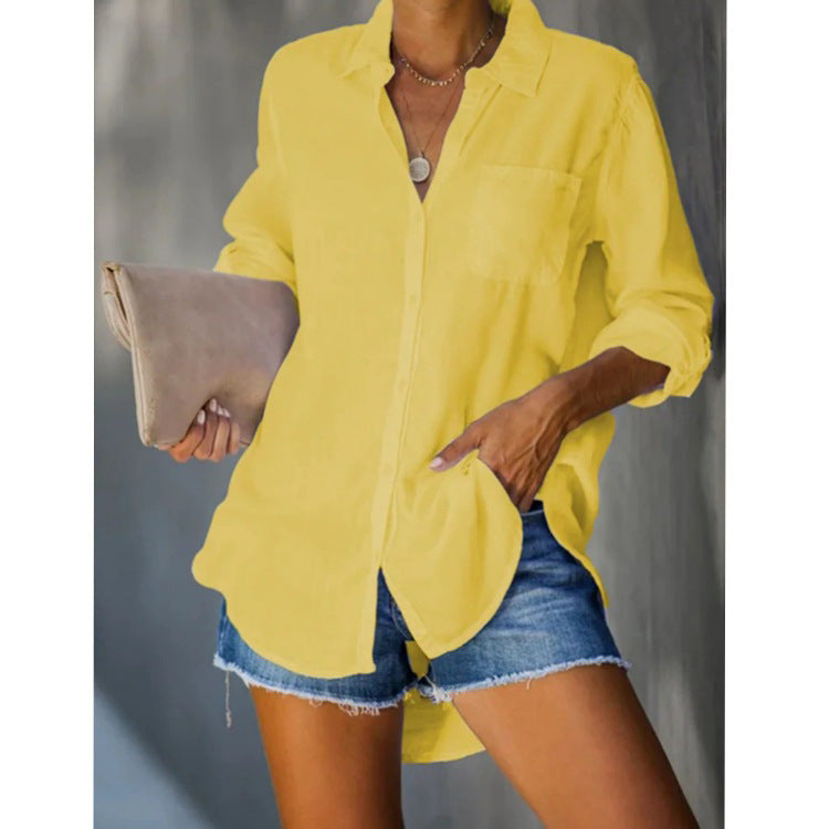 Amelia Sinclair | Casual Pocket Shirt For Women