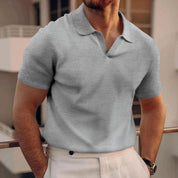 Leonardo Sinclair | Textured Summer Polo Shirt For Men