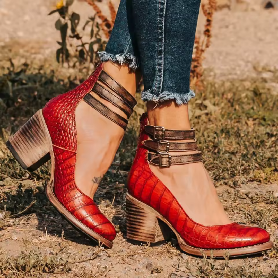 Arabella Kensington | Vintage Strap Heels For Women