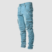 Marcus Hale | Slim Fit Cargo Denim Jeans
