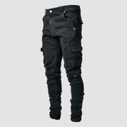 Marcus Hale | Slim Fit Cargo Denim Jeans