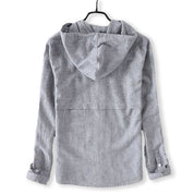Leonardo Varese | Linen Hooded Shirt For Men