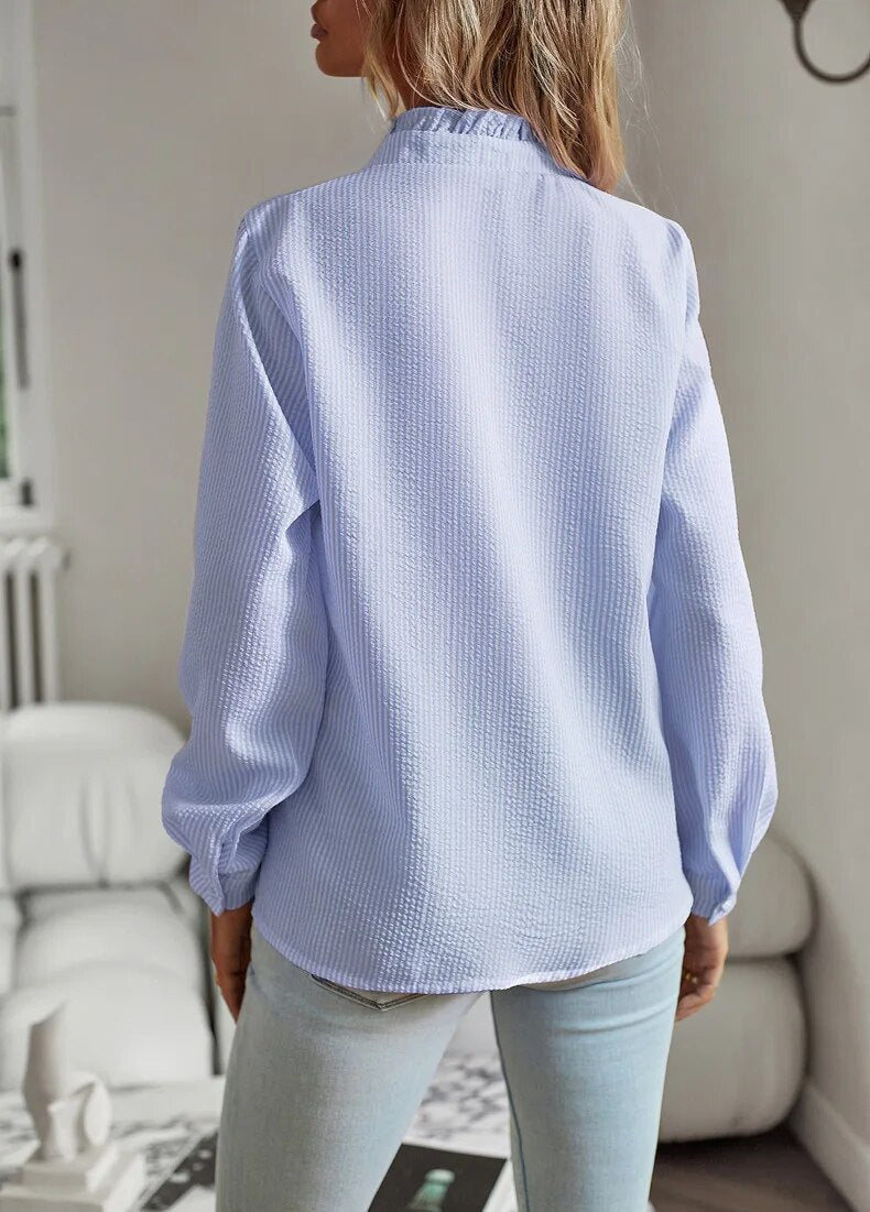 Sofia Laurent | Paris Ruffle Blouse Luxe