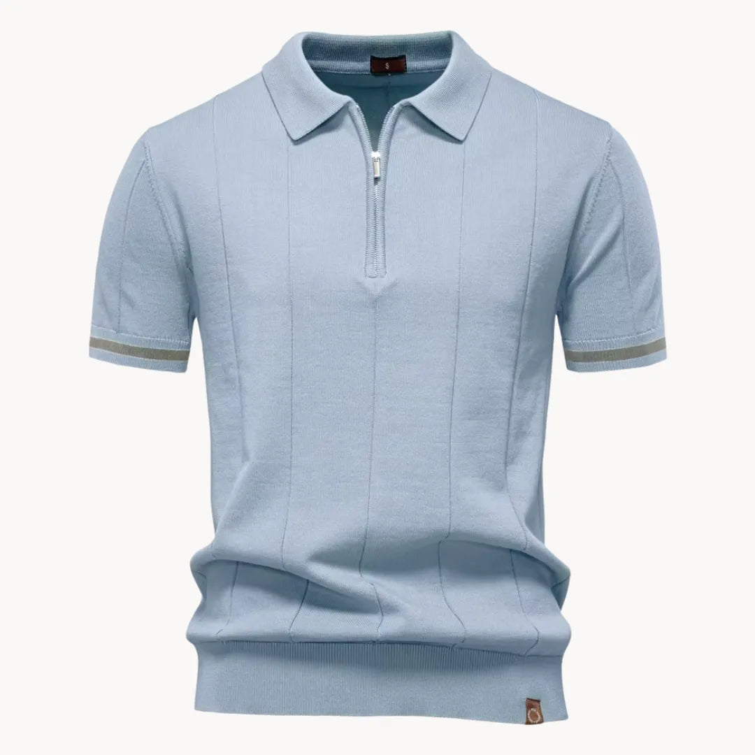 Alessio Romano | Zip Polo Shirt For Men