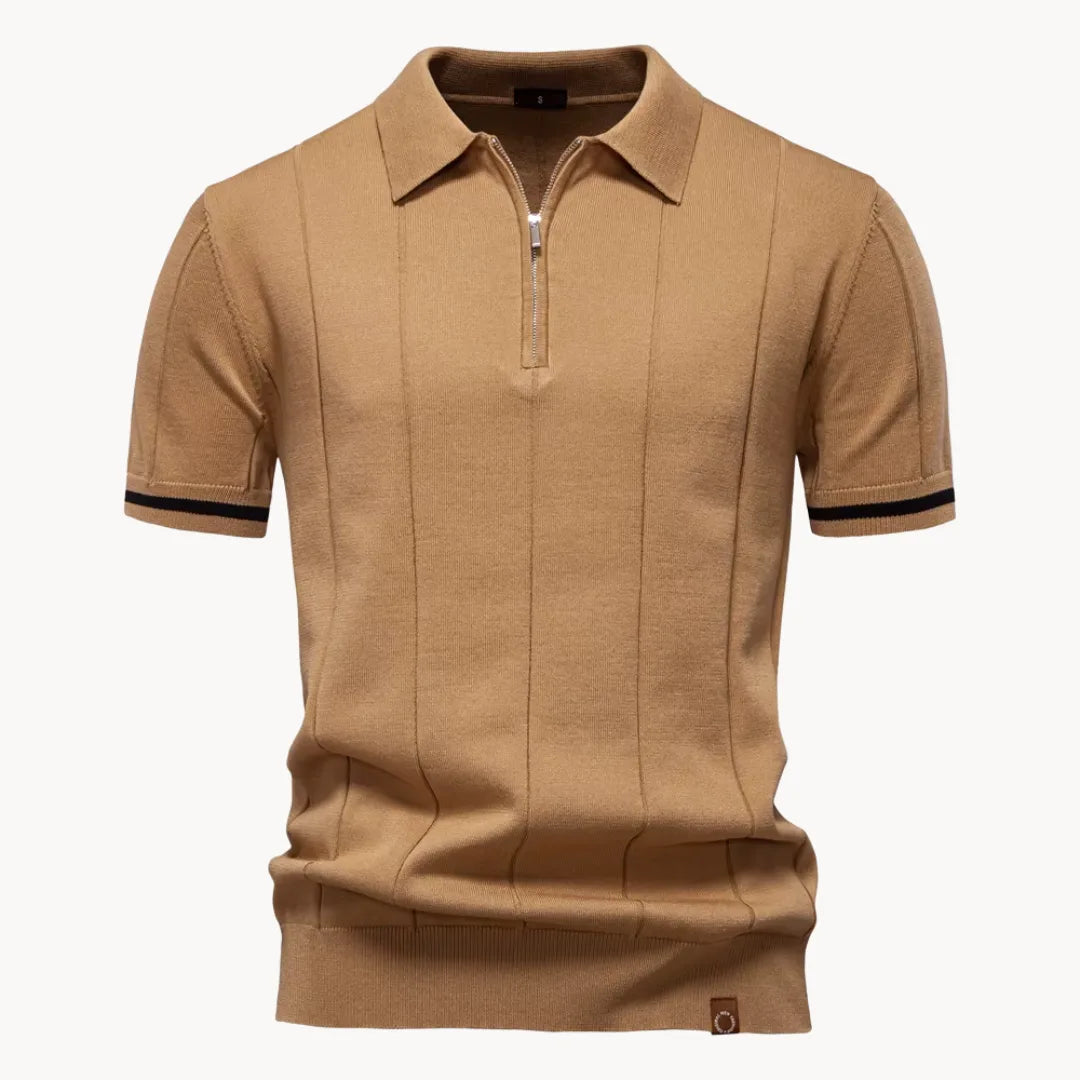 Alessio Romano | Zip Polo Shirt For Men