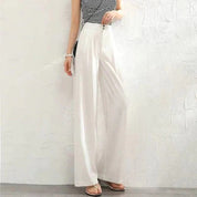 Victoire Laurent | High-Waist Wide Leg Tailored Trousers For Women