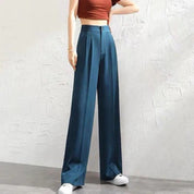 Victoire Laurent | High-Waist Wide Leg Tailored Trousers For Women