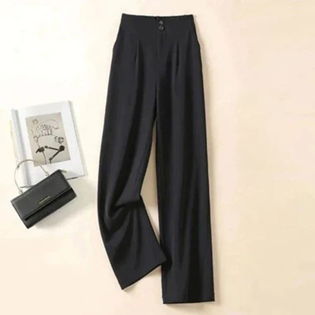 Victoire Laurent | High-Waist Wide Leg Tailored Trousers For Women