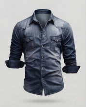 Marco Bellini | Classic Denim Shirt For Men