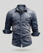 Marco Bellini | Classic Denim Shirt For Men