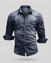 Marco Bellini | Classic Denim Shirt For Men