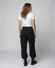 Natasha Ellroy | Black Oversized Balloon Cargo Pants