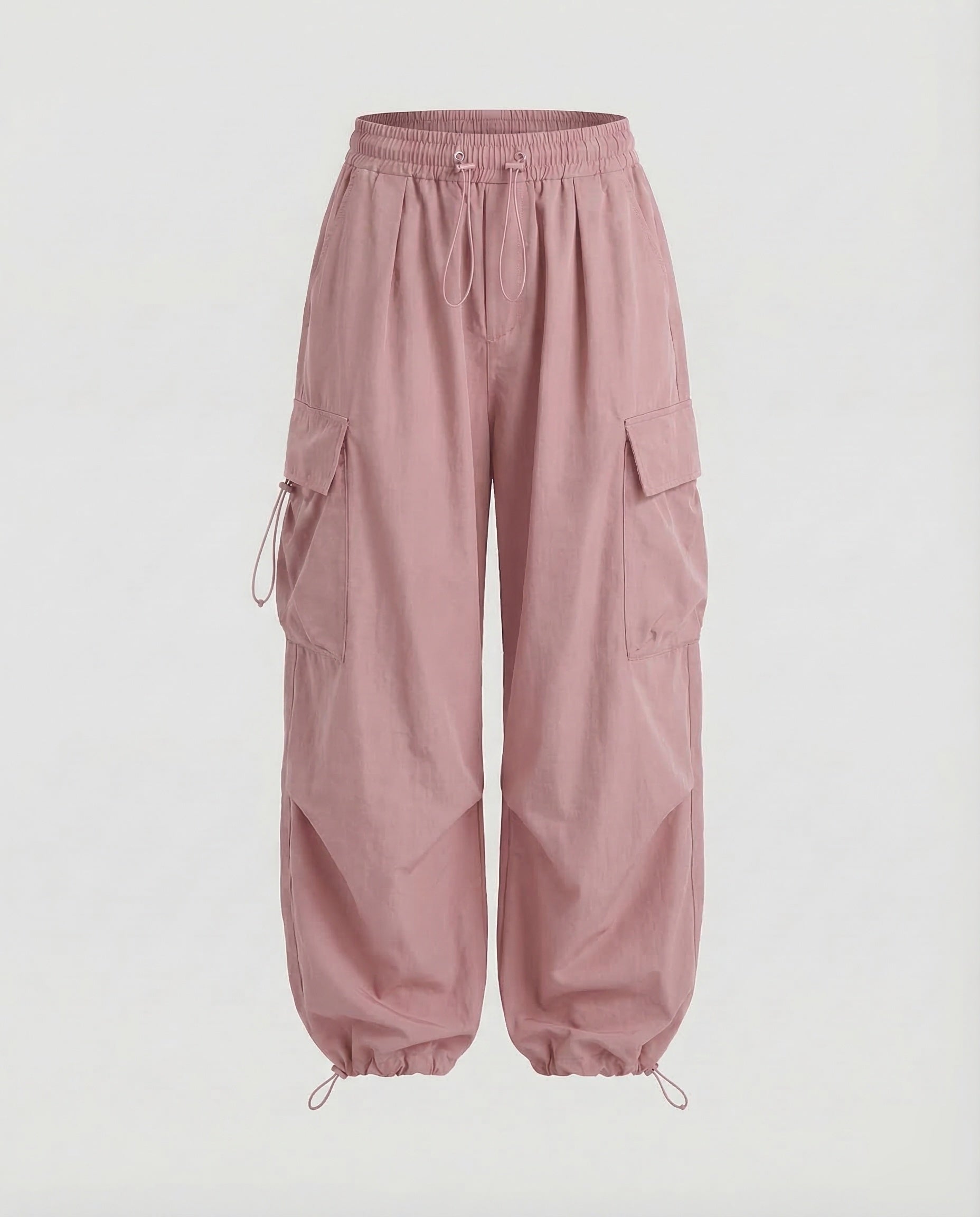 Natasha Ellroy | Black Oversized Balloon Cargo Pants