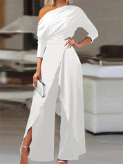 Isabella Moreau | One Shoulder Evening Jumpsuit For Women