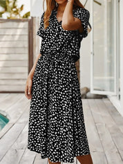 Isabelle Monroe | Printed Midi Summer Dress For Women