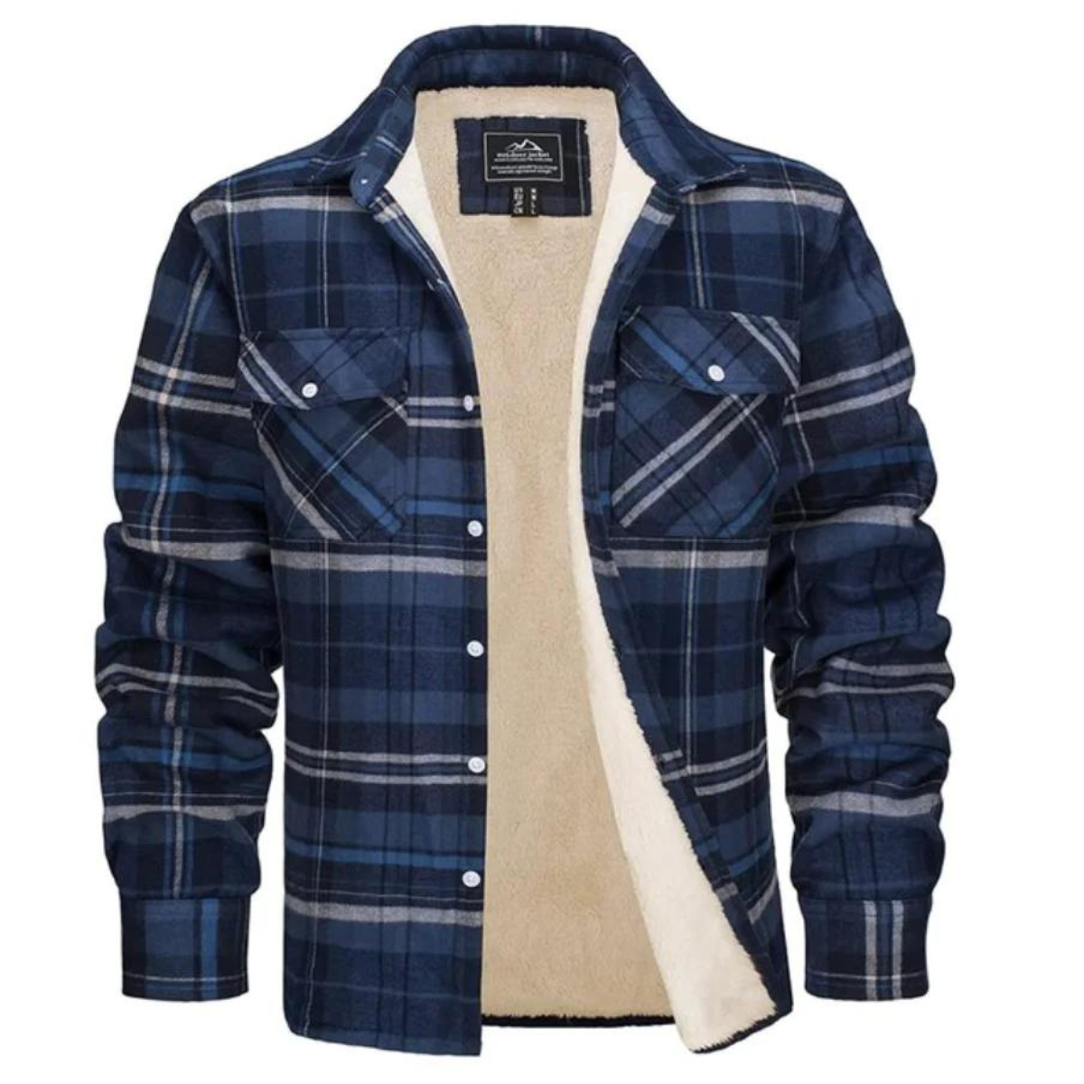 Daniel Russo | Alpine Sherpa Flannel Jacket Luxe