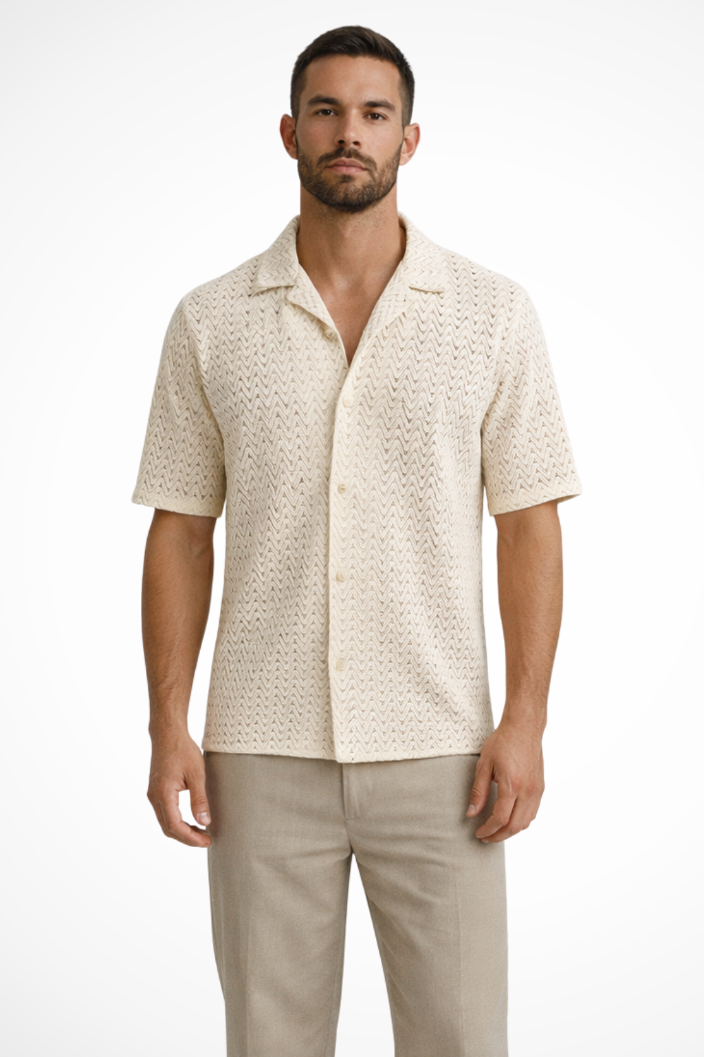 Raffaele Moreau | Knitted Resort Shirt For Men