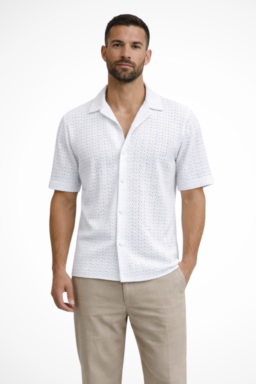 Raffaele Moreau | Knitted Resort Shirt For Men